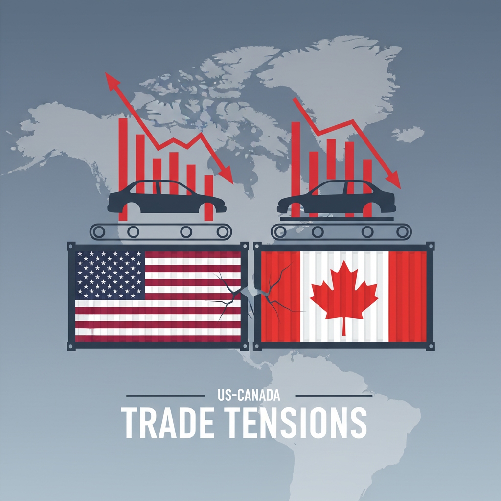 Tensão Comercial EUA-Canadá: Fracasso em Acordo Acende Alerta em Wall Street